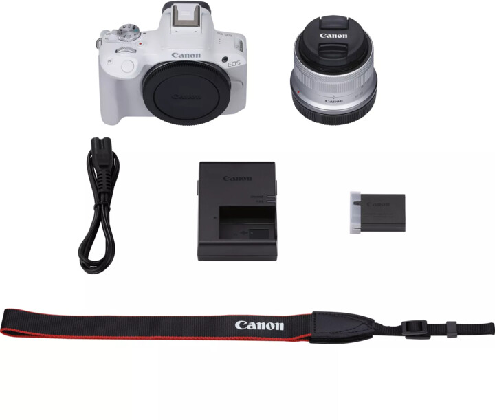 Canon EOS R50, bílá + RF-S 18-45 IS STM_1035785983