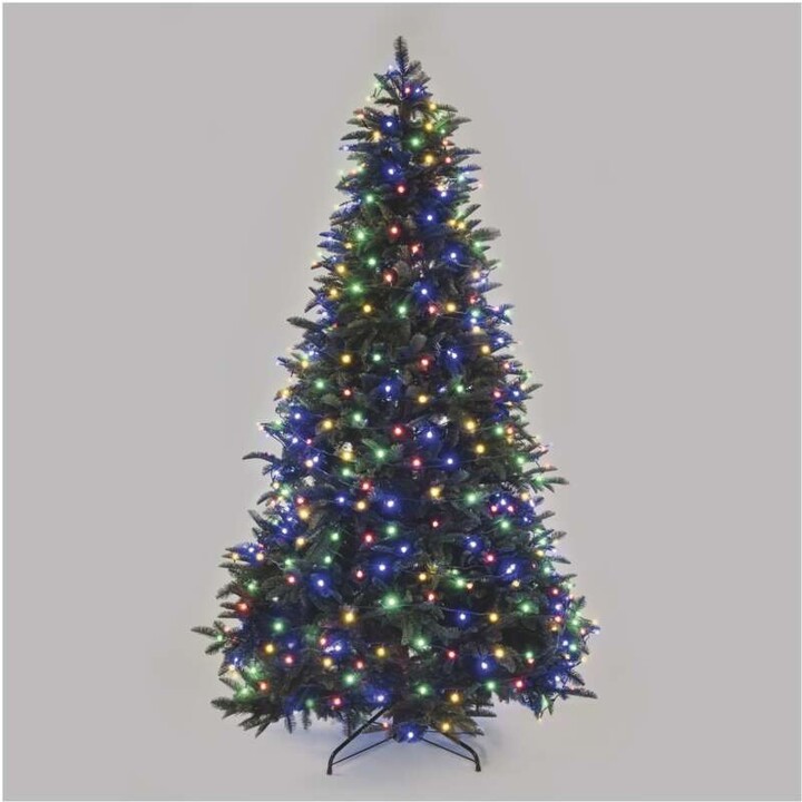 Emos LED vánoční cherry řetěz – kuličky, 48 m, venkovní i vnitřní, multicolor, časovač_138585078
