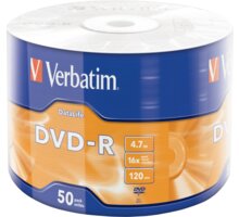 Verbatim DataLife 4,7GB 16x, wrap 50ks
