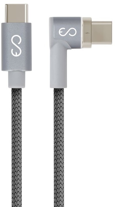 EPICO nabíjecí magnetický USB-C kabel 2m - šedý_1715041960