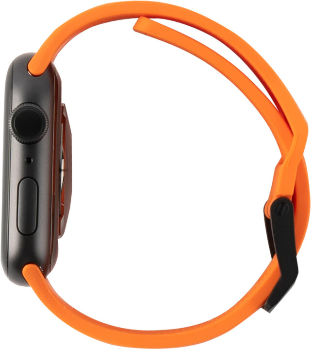 UAG silikonový řemínek Scout Strap pro Apple Watch, 42/44mm, oranžová_89124675