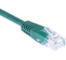 Masterlan patch kabel UTP, Cat5e, 0,5m, zelená_2113891811
