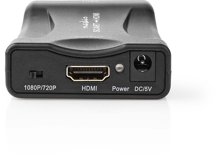Nedis převodník SCART - HDMI (1 cestný), 1080p, černá_1545670066