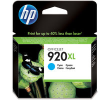 HP CD972AE, č. 920XL, azurová – ušetřete až 50 % oproti standardní náplni