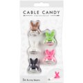 Cable Candy kabelový organizér Bunny Beans, 5 ks, různé barvy_810591674