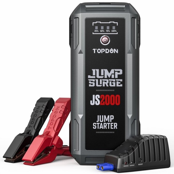 TOPDON Car Jump Starter JumpSurge 2000, 16000 mAh_1024004060