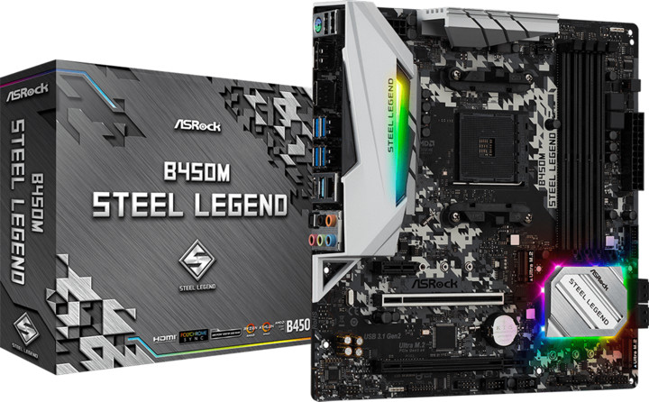 ASRock B450M Steel Legend - AMD B450