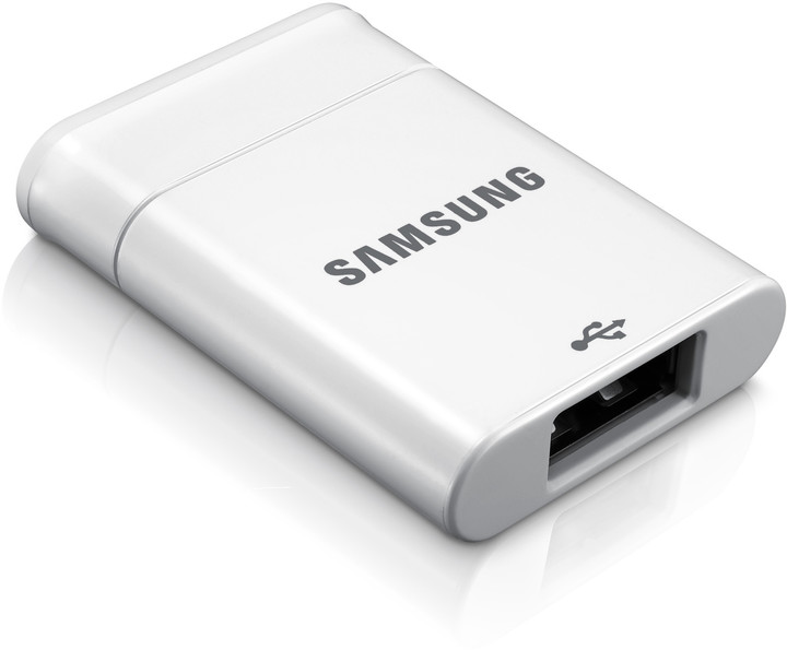 Samsung adaptéry EPL-1PLR, 30pin-&gt;USB HOST (F) a 30pin-&gt;SD, bílá_1816173576