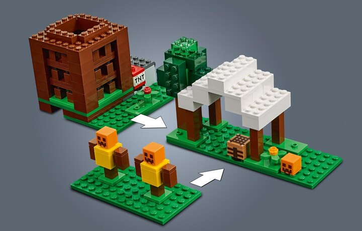LEGO® Minecraft® 21159 Základna Pillagerů, 303 dílků_1401999856