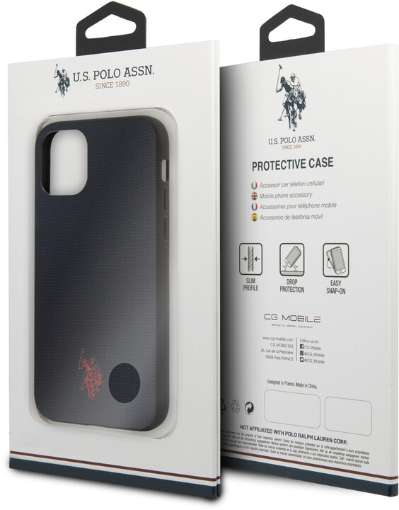 U.S. Polo ochranný kryt Wrapped pro iPhone 11 Pro, modrá_1278615663