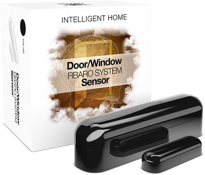 FIBARO Bateriový senzor na okna a dveře, černá_939152271