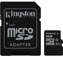 Kingston Micro SDHC 8GB Class 10 UHS-I + SD adaptér_137032600