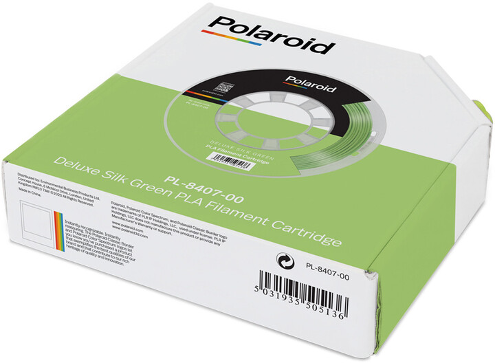 Polaroid 3D 250g Universal Premium PLA 1,75mm, zelená_1577355220