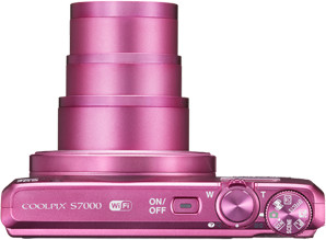 Nikon Coolpix S7000, růžová + 8GB SD + pouzdro_1225274720