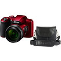 Nikon Coolpix B600, červená + brašna_527886216