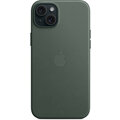 Apple kryt z tkaniny FineWoven s MagSafe na iPhone 15 Plus, listově zelená_1444263793