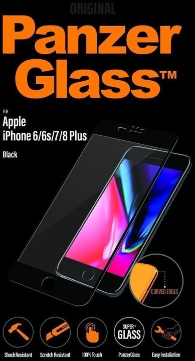 PanzerGlass Premium pro Apple iPhone 6/6s/7/8 Plus, černé_466926737
