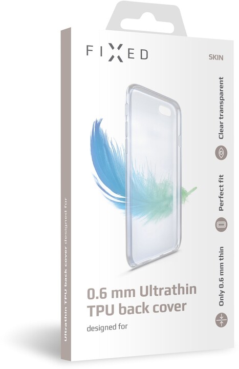 FIXED ultratenké TPU gelové pouzdro Skin pro Realme 7, 0.6 mm, transparentní_1927808100