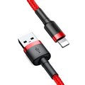 BASEUS kabel Cafule USB-A - Lightning, nabíjecí, datový, 3m, červená