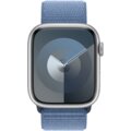 Apple Watch Series 9, 45mm, Silver, Winter Blue Sport Loop_1989741085