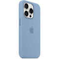 Apple Silikonový kryt s MagSafe pro iPhone 15 Pro, ledově modrá_735387962