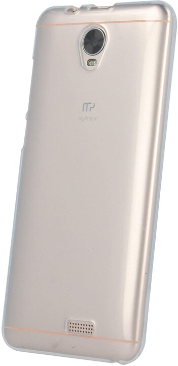 myPhone (TPU) pouzdro silikonové pro Fun 18x9, bílé transparentní_615192077