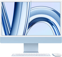 Apple iMac 24" 4,5K Retina /M3 8-core/8GB/512GB SSD/10-core GPU, modrá (SK) MQRR3SL/A