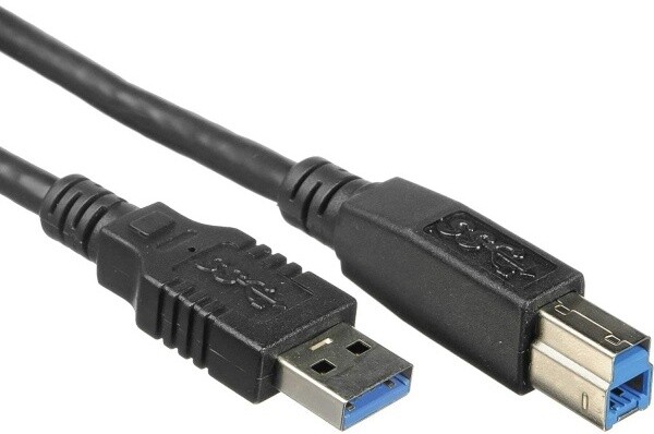 PremiumCord kabel USB 3.0 Super-speed 5Gbps A-B, 9pin, 1m_2087269203