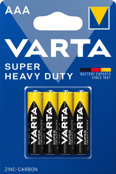 VARTA baterie Super Heavy Duty AAA, 4ks_797315123