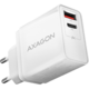 AXAGON síťová nabíječka PD &amp; QUICK, USB-A, USB-C PD, 22W, bílá_446144239