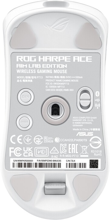 ASUS ROG Harpe Ace Aim Lab Edition, bílá_878558319
