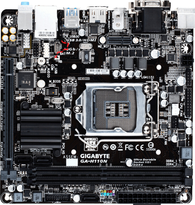 GIGABYTE GA-H110N - Intel H110_964873835