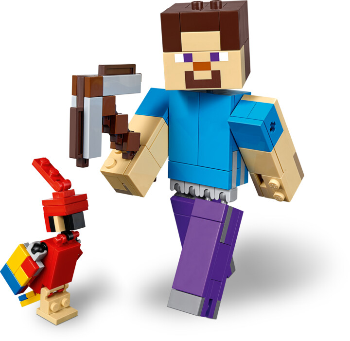 LEGO® Minecraft® 21148 Minecraft velká figurka: Steve s papouškem_1723095184