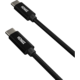 YENKEE kabel YCU C102 BK USB-C, 60W, 2m, černá