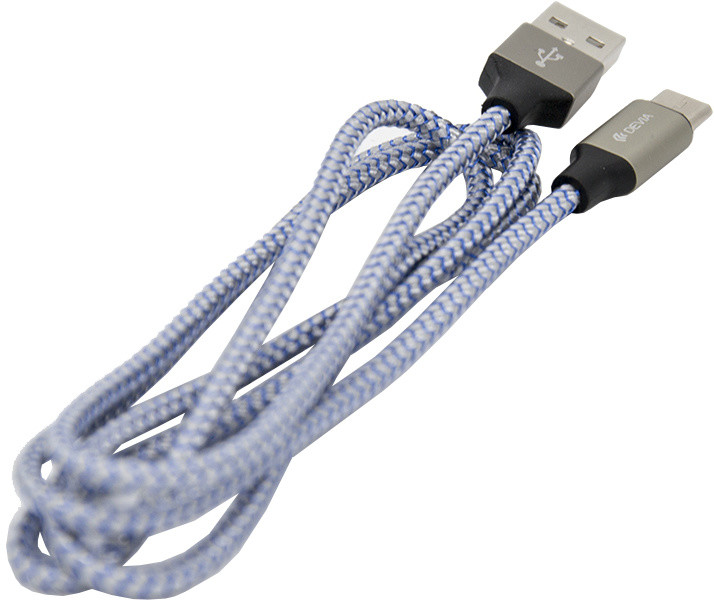 DEVIA micro USB kabel, pletený_1284961027