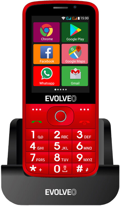 Evolveo EasyPhone AD, Red_1278293555
