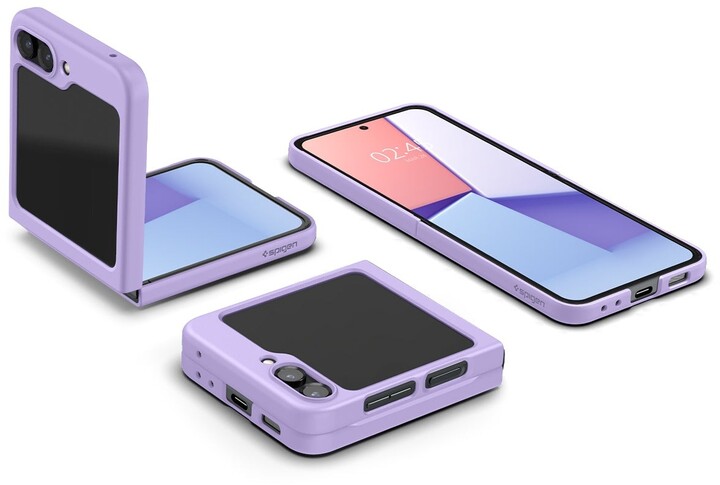 Spigen ochranný kryt Air Skin pro Samsung Galaxy Z Flip5, fialová_526485631