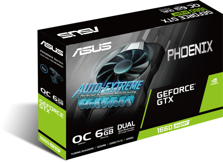 ASUS GeForce PH-GTX1660S-O6G, 6GB GDDR6_857015445