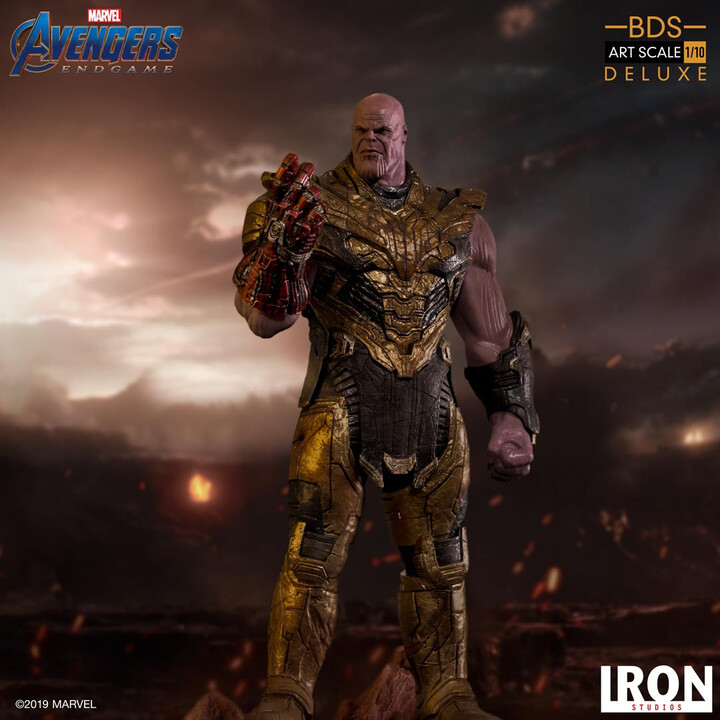 Figurka Iron Studio Avengers: Endgame - Black Order Thanos Deluxe BDS, 1/10_1198885762