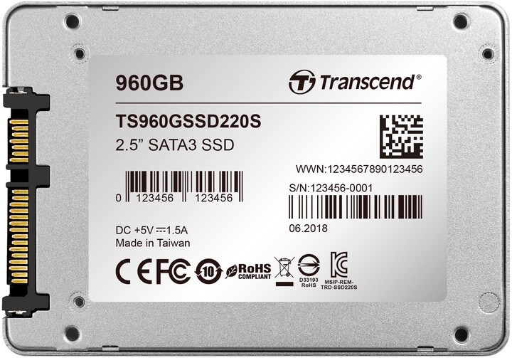 Transcend SSD220S, 2,5&quot; - 960GB_320577675