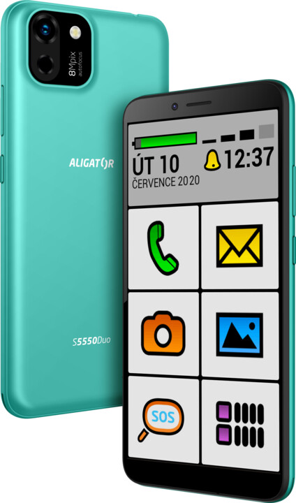 Aligator S5550 Senior, 2GB/16GB, Green_1397012233