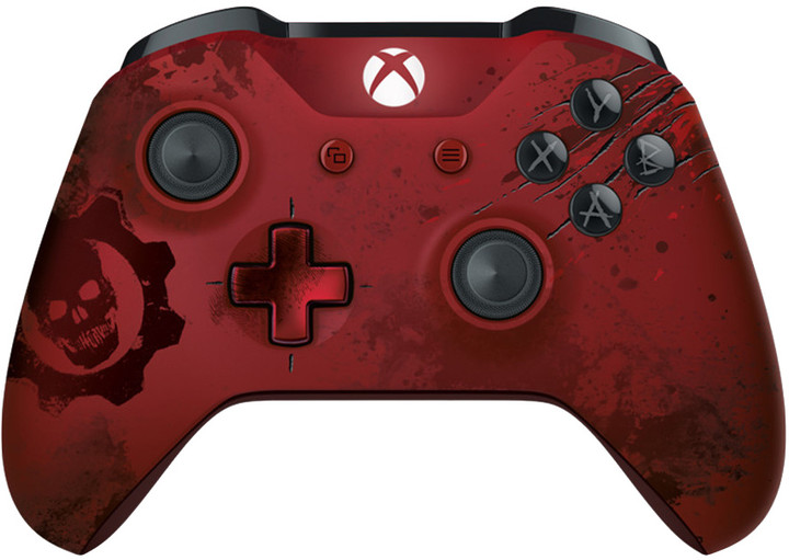 Xbox ONE S Bezdrátový ovladač, Gears of War, červený (PC, Xbox ONE)_211737741