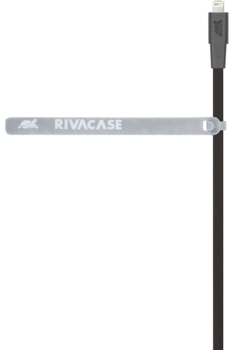 RivaCase Riva 6001 BK1 MFI Apple Lightning kabel 1,2m, černá_1165288642