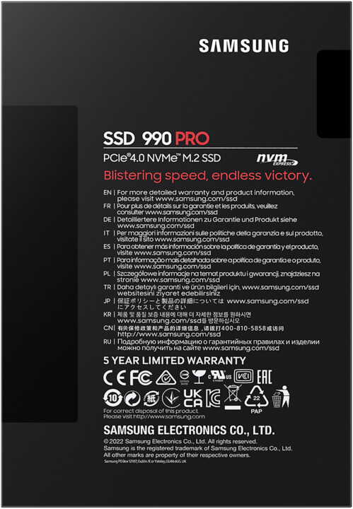 Samsung SSD 990 PRO, M.2 - 1TB_785520519