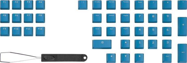CZC.Gaming Satyr, keycaps, 124 kláves, OEM, modré_1307982695