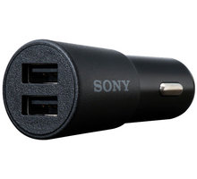 Sony autoadaptér s DC12/24 V vstupem, 2 x USB Type A porty s výkonem 5V 4,8A (2x 2,4 A), černá_2047790350