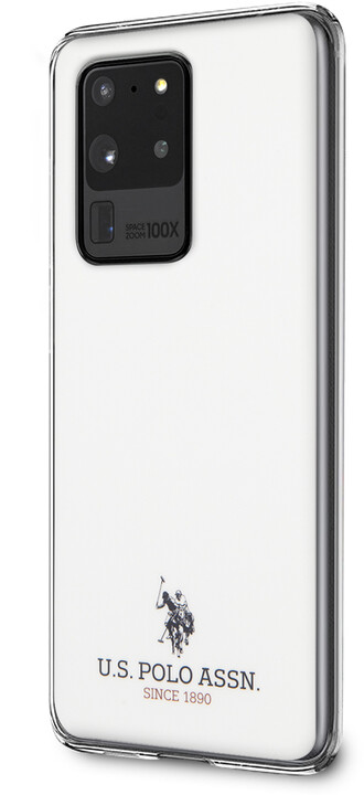U.S. Polo ochranný kryt Small Horse pro Samsung Galaxy S20 Ultra, bílá_1976338421