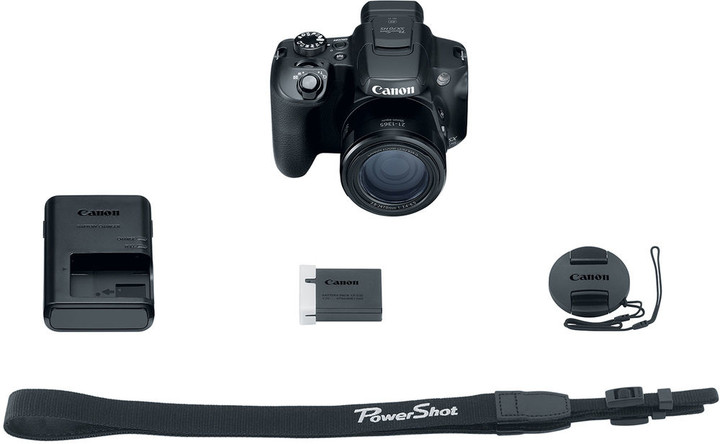 Canon PowerShot SX70 HS, černá