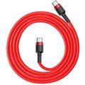 Baseus odolný kabel Series Type-C PD2.0 60W Flash Charge kabel (20V 3A) 2M, červená