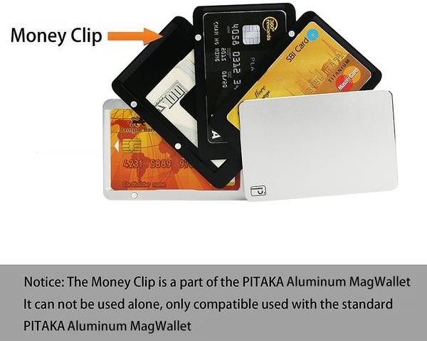 Pitaka MagWallet Aluminium Money Clip, černé_1057664366